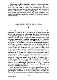 Max Frisch continúa inédito / Ricardo Doménech | Biblioteca Virtual Miguel de Cervantes