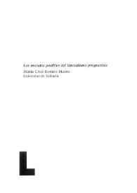 Los mundos posibles del liberalismo progresista / María Cruz Romeo Mateo | Biblioteca Virtual Miguel de Cervantes