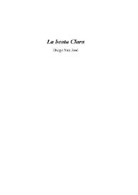 La beata Clara / Diego San José | Biblioteca Virtual Miguel de Cervantes