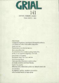 Grial : revista galega de cultura. Núm. 141, 1999 | Biblioteca Virtual Miguel de Cervantes