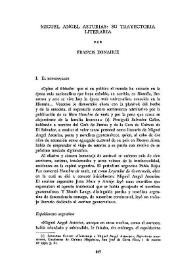 Miguel Ángel Asturias: su trayectoria literaria / por Francis Donahue | Biblioteca Virtual Miguel de Cervantes