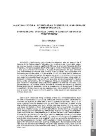 La intrahistoria. Vivencias en tiempos de la Guerra de la Independencia / Gérard Dufour | Biblioteca Virtual Miguel de Cervantes