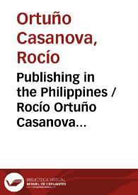 La edición en Filipinas / Rocío Ortuño Casanova | Biblioteca Virtual Miguel de Cervantes