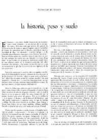 La historia, peso y suelo / Pedro Laín Entralgo | Biblioteca Virtual Miguel de Cervantes