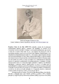 Francisco Giner de los Ríos (1839-1915) / Ana González Tornero | Biblioteca Virtual Miguel de Cervantes