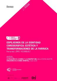 Espejismos de la identidad coreográfica: estéticas y transformaciones de la farruca | Biblioteca Virtual Miguel de Cervantes