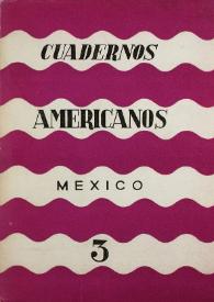 Cuadernos americanos. Año XVIII, vol. CIV, núm. 3, mayo-junio de 1959 | Biblioteca Virtual Miguel de Cervantes
