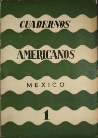 Cuadernos americanos. Año XIX, vol. CVIII, núm. 1, enero-febrero de 1960 | Biblioteca Virtual Miguel de Cervantes