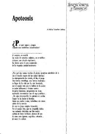 Apoteosis / Elena Andrés | Biblioteca Virtual Miguel de Cervantes