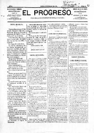 El Progreso : Periódico Democrático de la Marina. Núm. 33, 29 de marzo de 1885 | Biblioteca Virtual Miguel de Cervantes