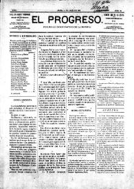 El Progreso : Periódico Democrático de la Marina. Núm. 39, 19 de abril de 1885 | Biblioteca Virtual Miguel de Cervantes
