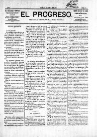 El Progreso : Periódico Democrático de la Marina. Núm. 41, 26 de abril de 1885 | Biblioteca Virtual Miguel de Cervantes