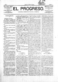 El Progreso : Periódico Democrático de la Marina. Núm. 44, 7 de mayo de 1885 | Biblioteca Virtual Miguel de Cervantes