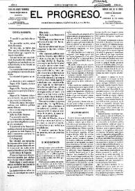 El Progreso : Periódico Democrático de la Marina. Núm. 46, 14 de mayo de 1885 | Biblioteca Virtual Miguel de Cervantes