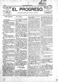 El Progreso : Periódico Democrático de la Marina. Núm. 49, 24 de mayo de 1885 | Biblioteca Virtual Miguel de Cervantes