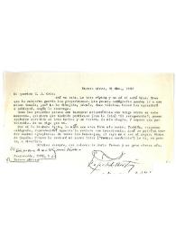 Carta de Rafael Alberti a Camilo José Cela. Buenos Aires, 20 de noviembre de 1962
 | Biblioteca Virtual Miguel de Cervantes