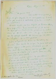 Carta de Rafael Alberti a Camilo José Cela. Roma, 28 de junio de 1964
 | Biblioteca Virtual Miguel de Cervantes