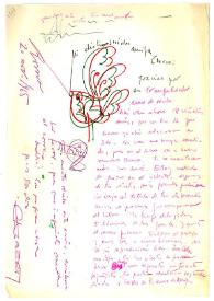 Carta de Rafael Alberti a Camilo José Cela. Roma, 20 de noviembre de 1965
 | Biblioteca Virtual Miguel de Cervantes