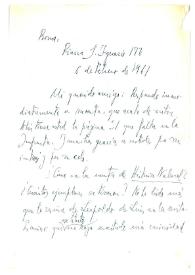 Carta de Jorge Guillén a José María Llompart. Roma, 6 de febrero de 1961
 | Biblioteca Virtual Miguel de Cervantes