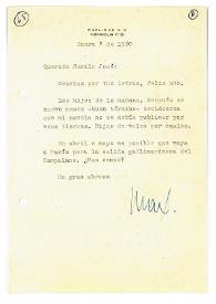 Carta de Max Aub a Camilo José Cela. México, 8 de enero de 1960 | Biblioteca Virtual Miguel de Cervantes