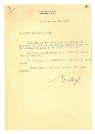 Carta de Max Aub a Camilo José Cela. México, 9 de enero de 1964 | Biblioteca Virtual Miguel de Cervantes