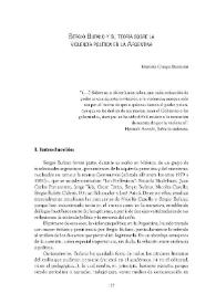 Sergio Bufano y su teoría sobre la violencia política en la Argentina / Marcela Crespo Buiturón | Biblioteca Virtual Miguel de Cervantes