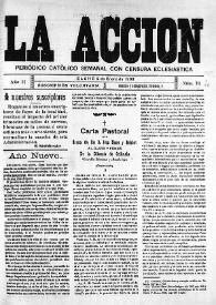 La Acción : periódico católico quincenal. Núm. 20, 2 de enero de 1908 | Biblioteca Virtual Miguel de Cervantes