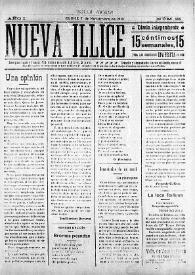 Nueva Illice (1913-1927). Núm. 25, 7 de noviembre de 1913 | Biblioteca Virtual Miguel de Cervantes