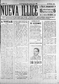 Nueva Illice (1913-1927). Núm. 26, 8 de noviembre de 1913 | Biblioteca Virtual Miguel de Cervantes