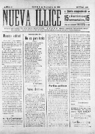 Nueva Illice (1913-1927). Núm. 28, 11 de noviembre de 1913 | Biblioteca Virtual Miguel de Cervantes