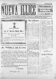 Nueva Illice (1913-1927). Núm. 29, 12 de noviembre de 1913 | Biblioteca Virtual Miguel de Cervantes