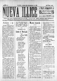 Nueva Illice (1913-1927). Núm. 45, 2 de diciembre de 1913 | Biblioteca Virtual Miguel de Cervantes