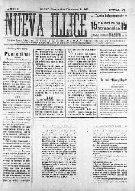 Nueva Illice (1913-1927). Núm. 47, 4 de diciembre de 1913 | Biblioteca Virtual Miguel de Cervantes
