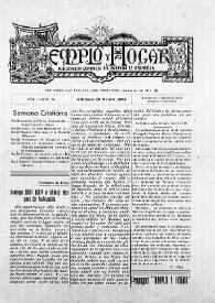 Templo y Hogar: Publicación Dominical del Obispado de Orihuela | Biblioteca Virtual Miguel de Cervantes