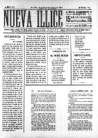 Nueva Illice (1913-1927). Núm. 72, 9 de enero de 1914 | Biblioteca Virtual Miguel de Cervantes