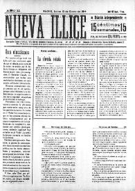Nueva Illice (1913-1927). Núm. 74, 12 de enero de 1914 | Biblioteca Virtual Miguel de Cervantes