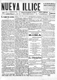 Nueva Illice (1913-1927). Núm. 134, 8 de agosto de 1914 | Biblioteca Virtual Miguel de Cervantes