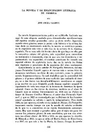 La novela y la emancipación literaria de América / José Ángel Valente | Biblioteca Virtual Miguel de Cervantes