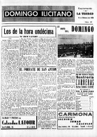 Domingo Ilicitano: suplemento de "La Verdad". Núm. 21, 8 de febrero de 1959 | Biblioteca Virtual Miguel de Cervantes