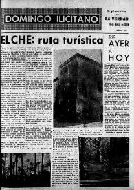 Domingo Ilicitano: suplemento de "La Verdad". Núm. 25, 8 de marzo de 1959 | Biblioteca Virtual Miguel de Cervantes