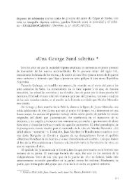 "Una George Sand salteña" / Isabel de Armas | Biblioteca Virtual Miguel de Cervantes