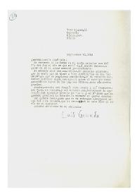 Carta de Luis Cernuda a Camilo José Cela. México, 30 de septiembre de 1958
 | Biblioteca Virtual Miguel de Cervantes