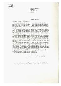 Carta de Luis Cernuda a Camilo José Cela. México, 14 de mayo de 1959
 | Biblioteca Virtual Miguel de Cervantes