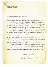 Carta de María Zambrano a Camilo José Cela. Roma, 28 de marzo de 1961
 | Biblioteca Virtual Miguel de Cervantes