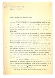 Carta de María Zambrano a Camilo José Cela. Roma, 28 de noviembre de 1962
 | Biblioteca Virtual Miguel de Cervantes