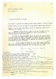 Carta de María Zambrano a Camilo José Cela. Roma, 25 de enero de 1964
 | Biblioteca Virtual Miguel de Cervantes