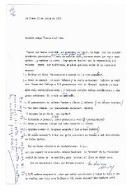 Carta de María Zambrano a Camilo José Cela. Crozet-par-Gex, Francia, 15 de junio de 1970
 | Biblioteca Virtual Miguel de Cervantes