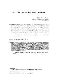 Bulygin y el Kelsen neokantiano
 / Mario García Berger | Biblioteca Virtual Miguel de Cervantes