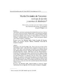 Martín Fernández de Navarrete: "noticias de la vida y escritos de Meléndez" / edición crítica, estudios y notas de A. Astorgano Abajo | Biblioteca Virtual Miguel de Cervantes