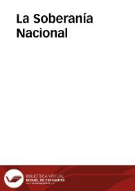 La Soberanía Nacional
 | Biblioteca Virtual Miguel de Cervantes